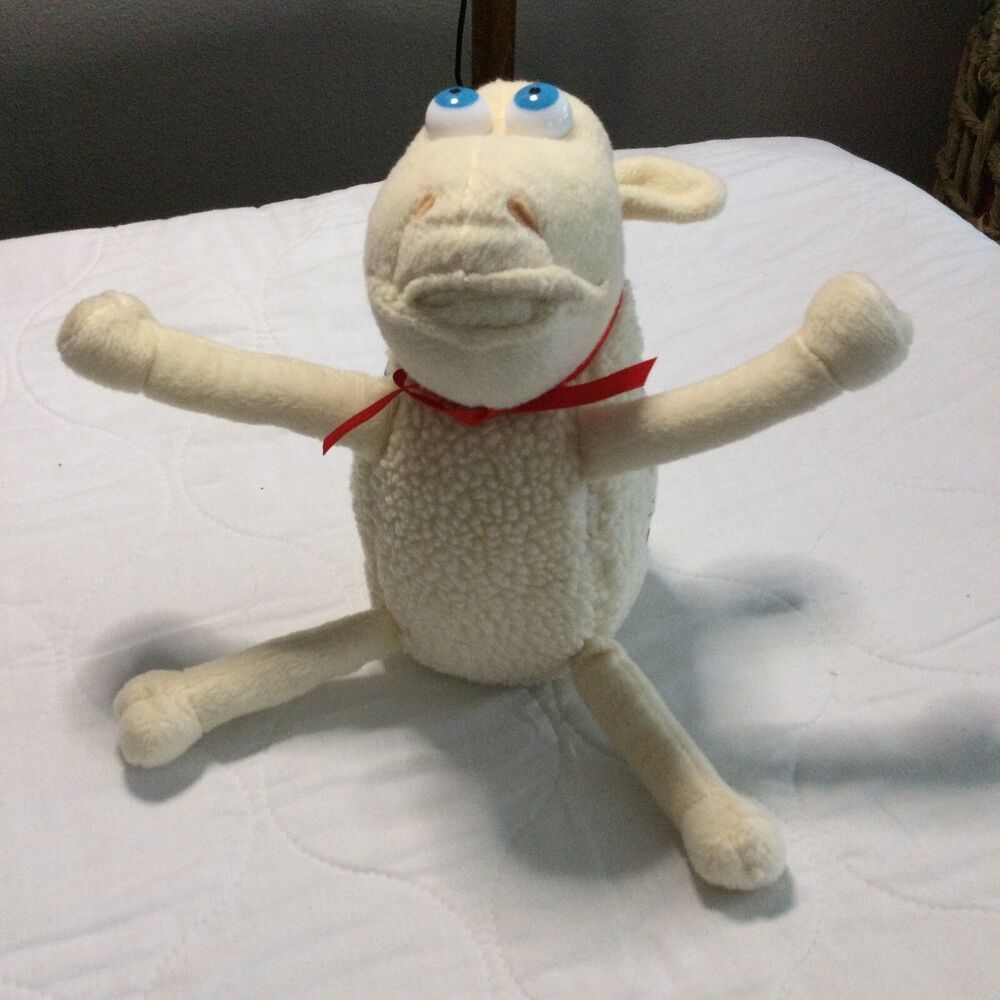 #49 Brent Sherman Nascar Serta Mattress Counting Sheep Lamb Plush Stuffed 2000
